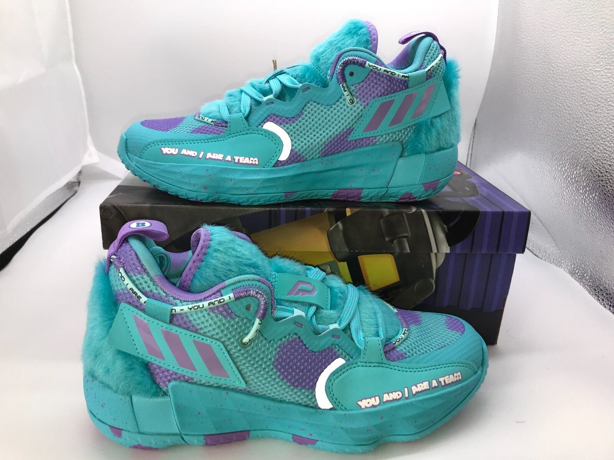 Adidas Monsters Inc. Dame 7 EXTPLY J MONSTERS 'Sulley' NEW