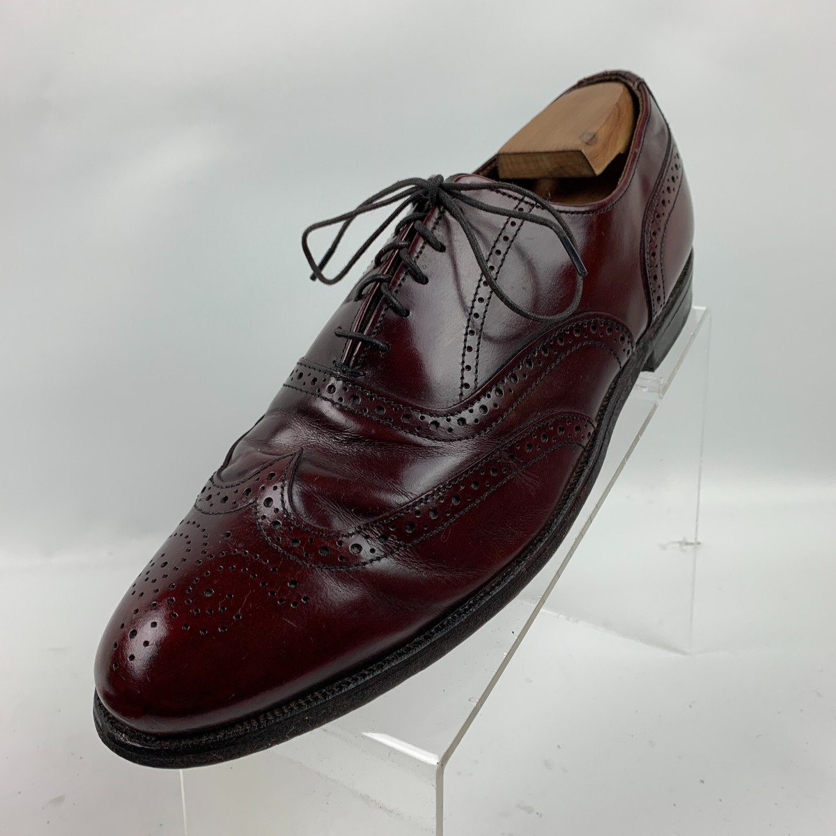 Dexter Oxblood oxford wingtip loafers Dexter Oxblood Leather Long-Wing Wingtip Derby Dress Shoes  main image 2