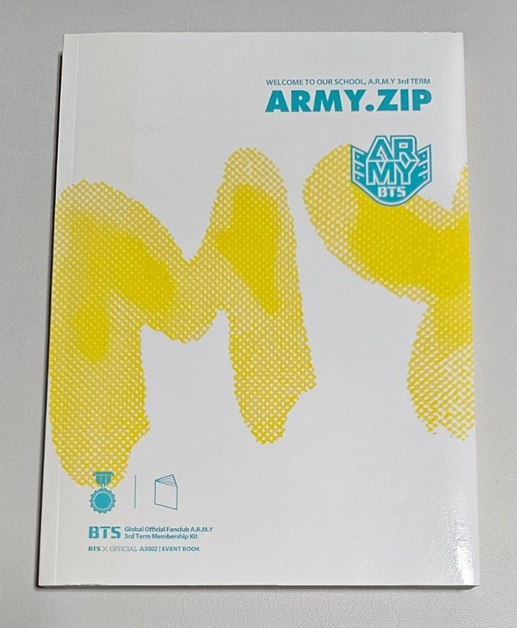 BTS Global Official Fanclub ARMY 3rd Membership Kit/for collectors