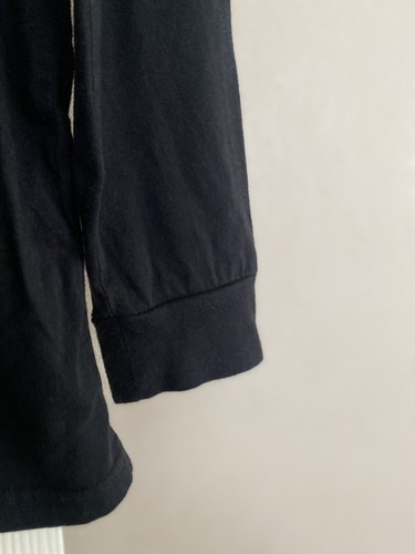 Adidas Youth Long Sleeve Shirt Black Boys Size M 10/12 - Picture 5 of 11