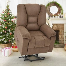 Esright Elderly Power Lift Electric Recliner Chair Heated Vibration Massage Sofa