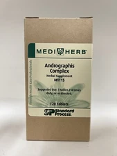Standard Process Mediherb Andrographis Complex - 120 Tablets - Exp. 03/2026