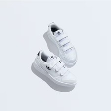 adidas NY 90 FY9846 Cloud White Core Black Unisex Kids Size US 11k - 3.5