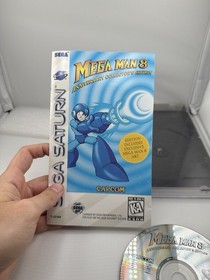 Mega Man 8 - (Sega Saturn) Game Complete CIB w/ Manual & Registration Clean!