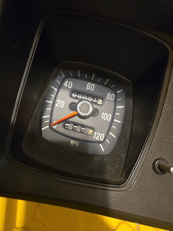 1974 Subaru 1400 спидометр тахометр кластер восстановлен 0 миль оригинальный W часы  - Изображение 2 из 4