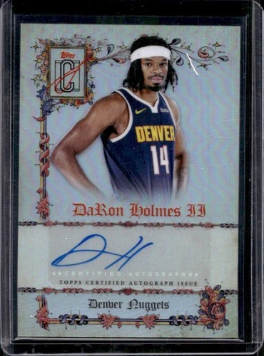 2025 Topps Signature DaRon Holmes II Base (RAW)