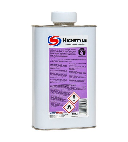 Autosmart Highstyle, Durable Solvent Dressing, 1L, Official - Picture 2 of 6
