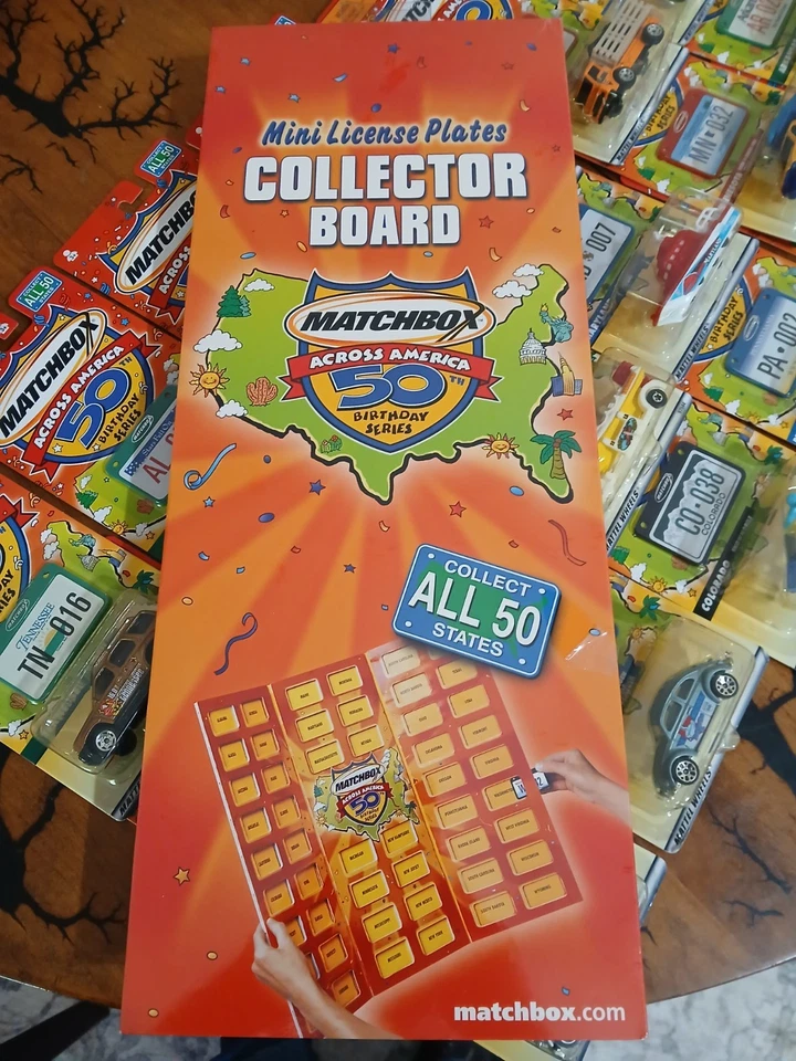 Lot Of 27 Matchbox Across America 50th Around the World & Collector's Board New - Image 2 of 4