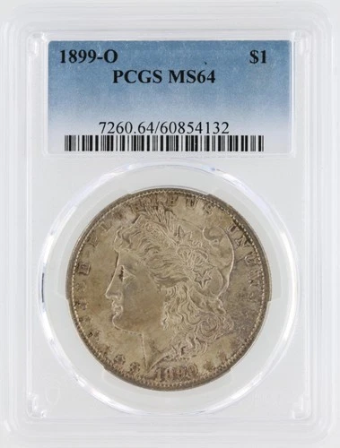 1899-O Morgan Dollar PCGS MS64 S$1 New Orleans Minted Silver Dollar No Reserve