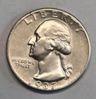 1937-D Washington Silver Quarter AU