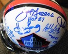 12 HOF greats signed mini helmet - Butkus, L Taylor, Long, Greene, Youngblood +7 — photo 7