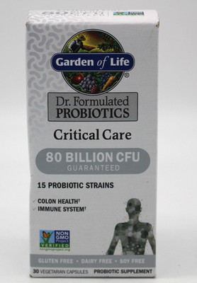 Garden of Life Dr. Formulated Probiotics 80 Billion CFU 30 Capsules EXP 12/2026