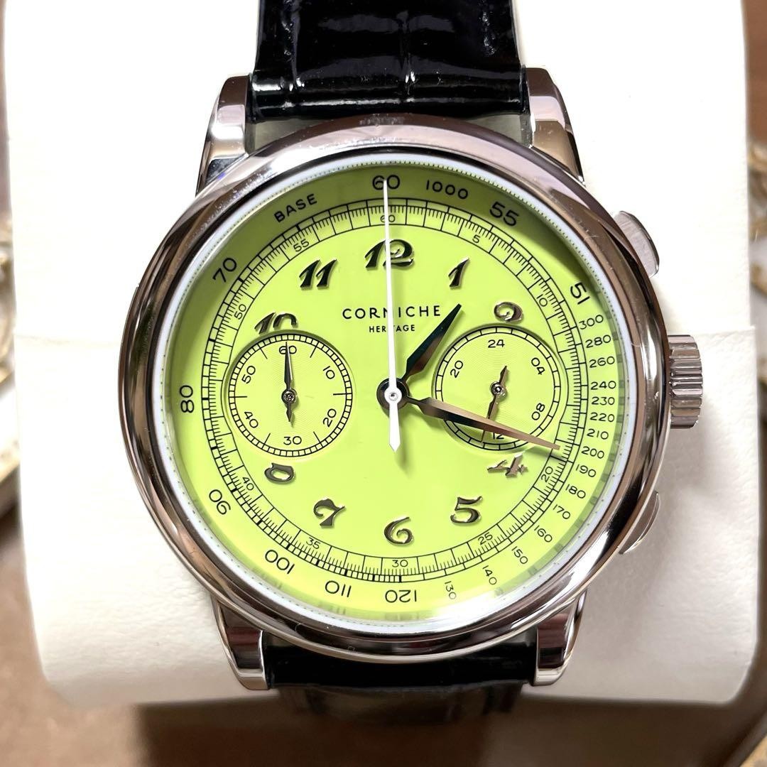 Corniche Limited Edition 300 Lime Green Chronograph Swiss