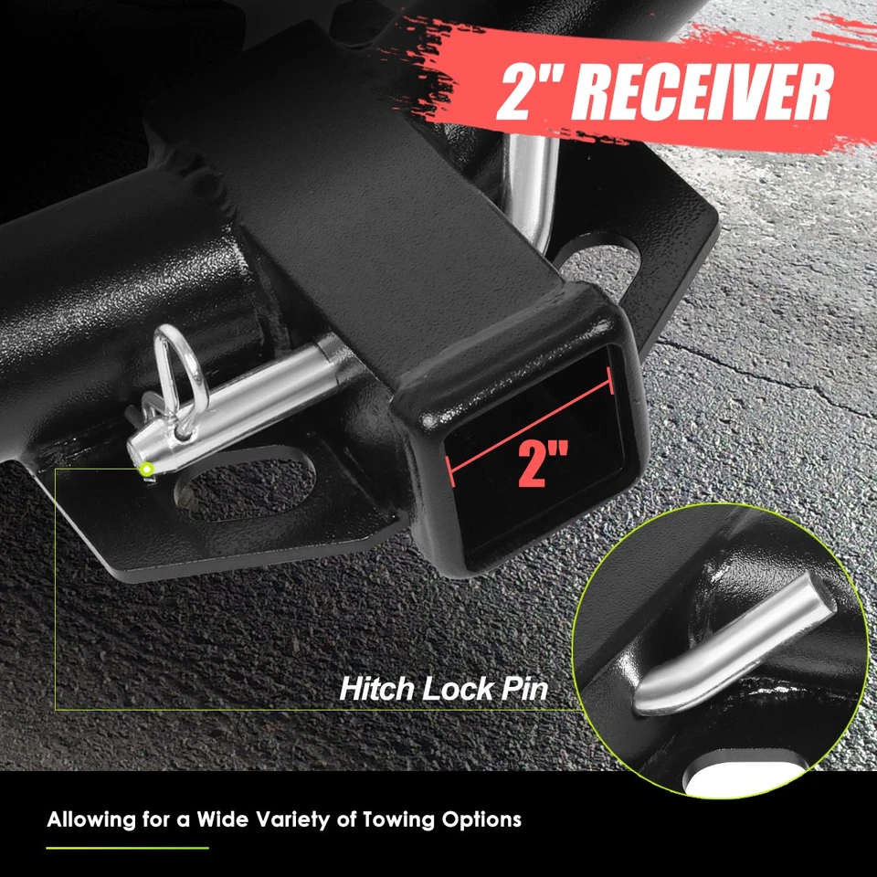 Class-3 Trailer Tow Hitch Receiver 2" for RX350 RX400h Highlander RX330 04-09 - Image 4 of 4