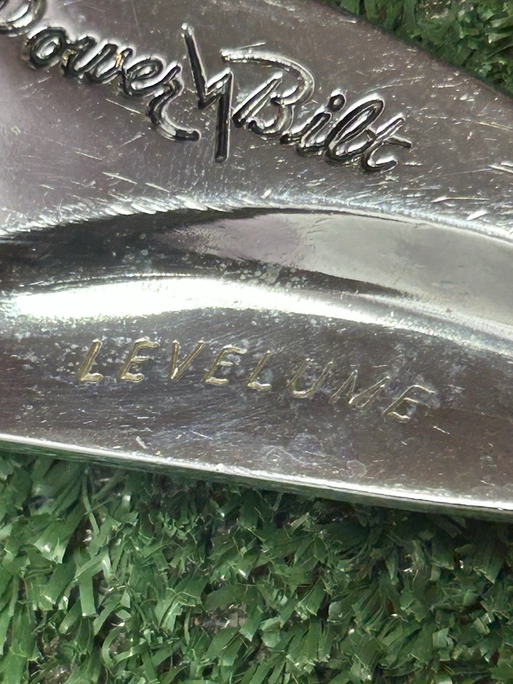 HB Power Bilt LEVELUME Single (3) Iron ~ Right RH ~ Steel STIFF ~ 37.5" ~ VTG! - Image 4 of 4