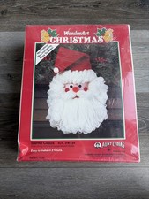WonderArt Christmas Kit K131 Santa Claus Craft Kit Aunt Lydia's