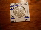 1942 Walking Liberty Silver Half Dollar AU BEAUTY!!!! PQ!!!! WOW!!! #3