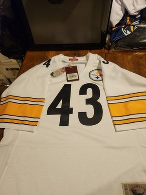  2005 Pittsburgh Steelers Troy Polamalu Mitchell Ness Jersey womens large  flaw 
