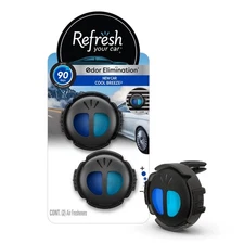 New Car Cool Breeze Scent Mini Car Air Freshener Vent Diffuser Pack of 1