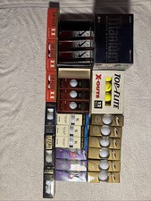 108 Golf Balls New Lot Sleeves Boxes Pinnacle Top Flite Nike Titleist Vintage