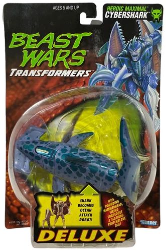 Cybershark Transformers Beast Wars Vintage 1996 Kenner Action Figure NEW SEALED