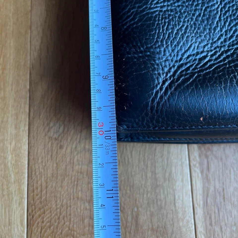 Bolso de Negocios Hermes Sac Adepeche Negro Repintado Dos Tonos Usado Foto 3 de 4