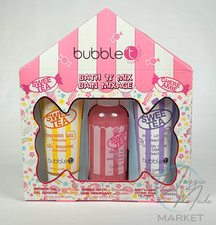 New Bubble T Bath  N  Mix Gift Set   Shower Gel Bubble Bath Body Lotion Trio