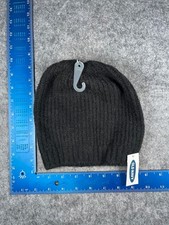 Old Navy Beanie Toque Adult One Size Black Knit Acrylic Nylon Spandex Blend NEW