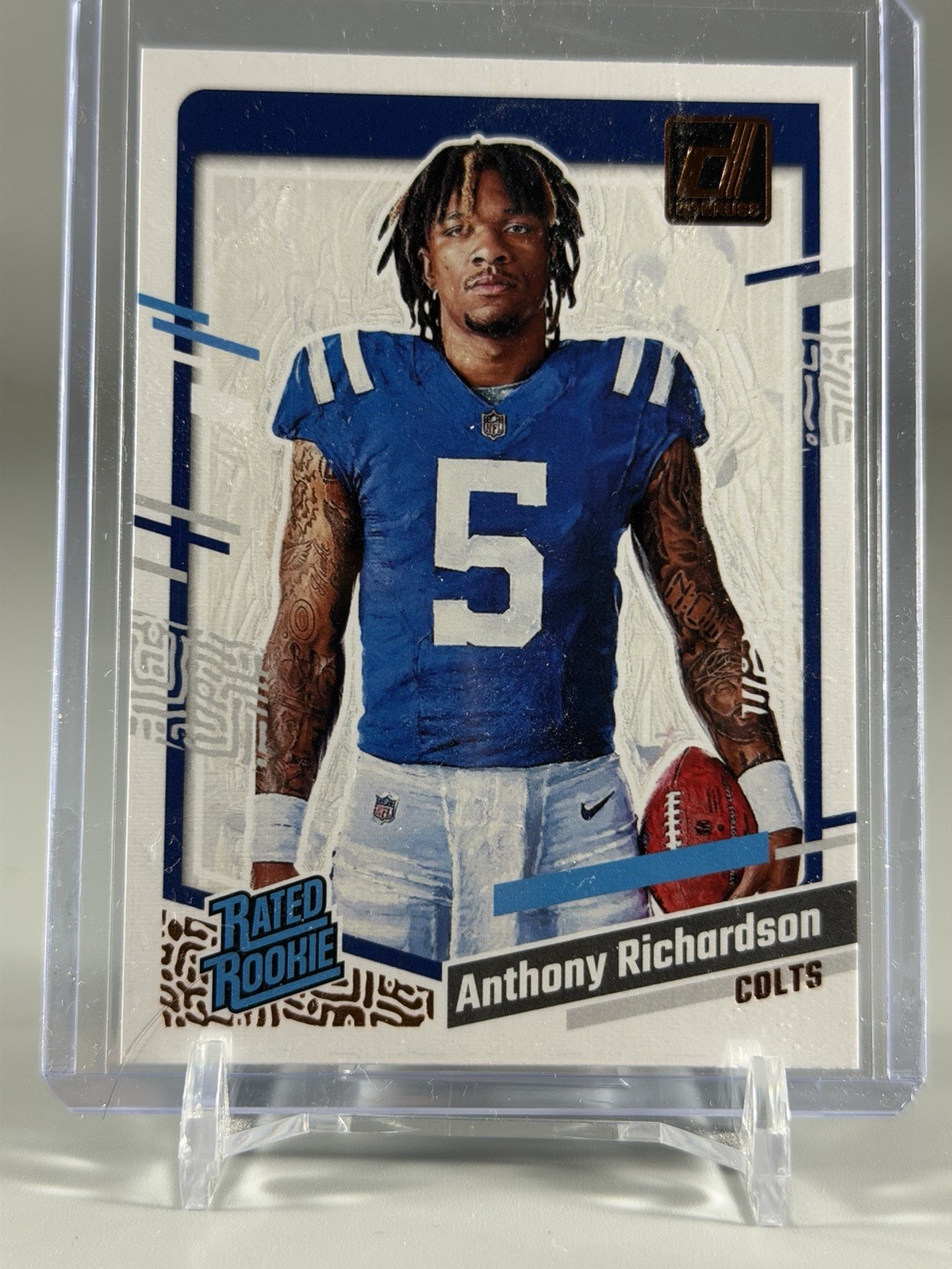 2023 Panini Donruss - Rated Rookie Portrait Anthony Richardson #2 (RC)