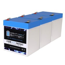 Mighty Max 12V 5AH Lithium Battery compatible with SLA-12V4-5, SLA12V45 - 3 Pack