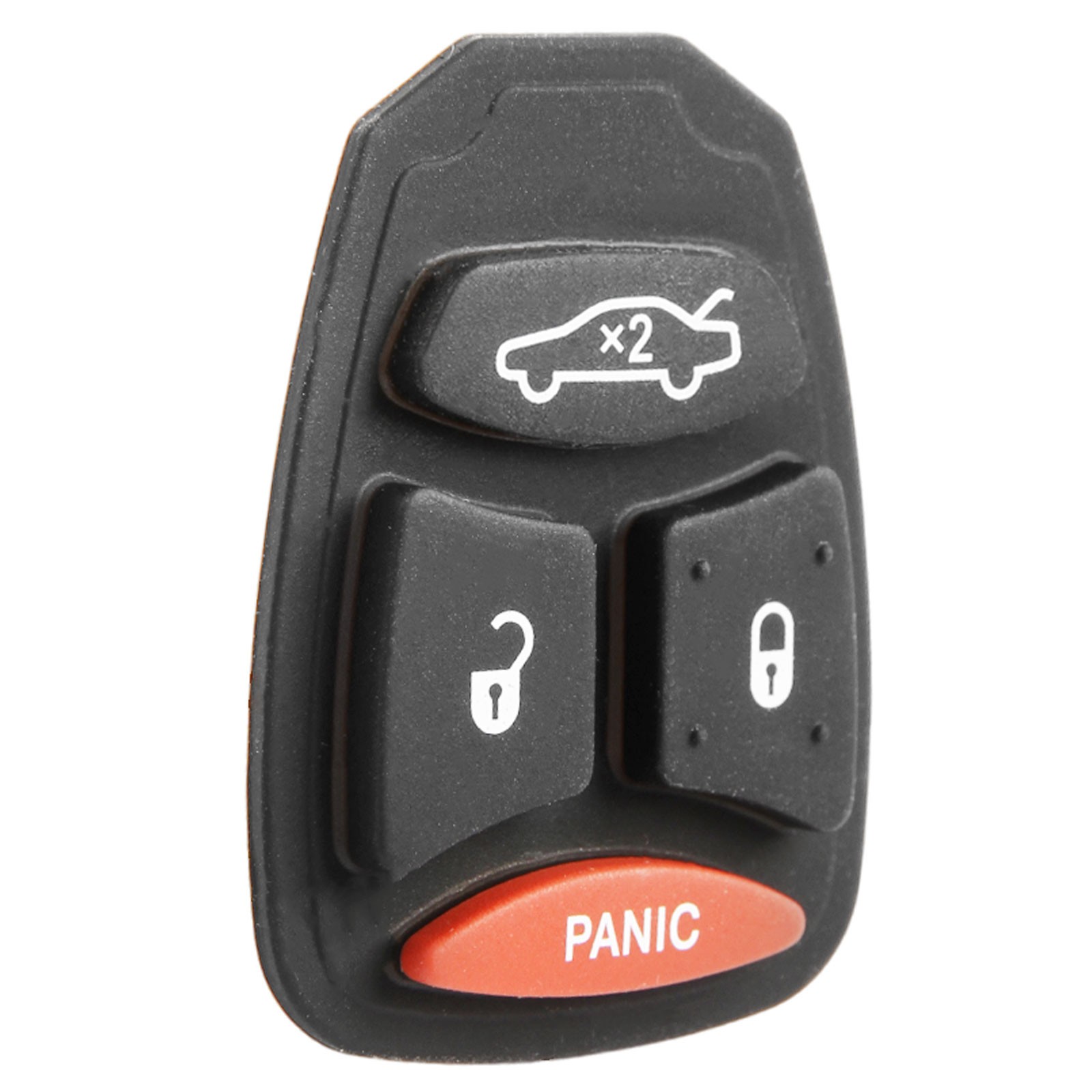 Replacement Remote 4b Key Fob Shell Case Pad for Jeep Dodge Chrylser KOBDT04A
