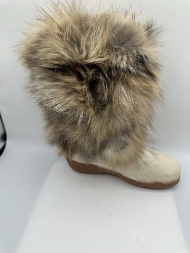 Oscar Sport Fell & Ponyhaar Damen Stiefel Gr. 38 / 7. LESEN - Bild 5 von 11