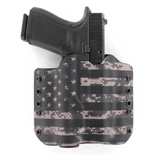 OWB Light Holster - H&K Handguns -Streamlight TLR-4 - Optic -USA Digital Gray