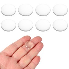 8 Pack Convex Lens, 18mm OD 28mm Focal Length Optical Lenses