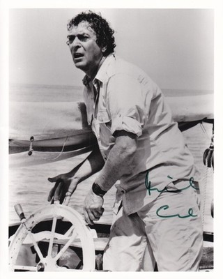 Michael Caine Original Autograph On Photo
