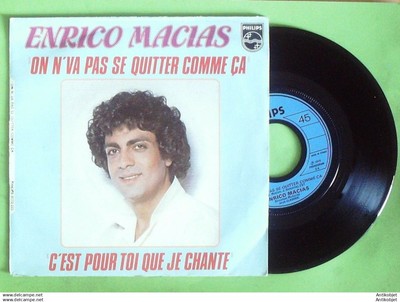 Macias Enrico 45T SP Für dich singe ich 1979