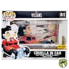 Funko POP Rides Disney 101 Dalmatians Cruella in Car 61 Vinyl Figure