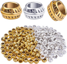 Large Hole Spacer Beads, 200Pcs 7Mm round Beads European Alloy Spacer Bead Charm