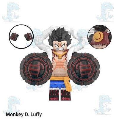 One Piece / Charakter Monkey D. Luffy - Klemmbaustein Custom Minifigur MOC   Neu
