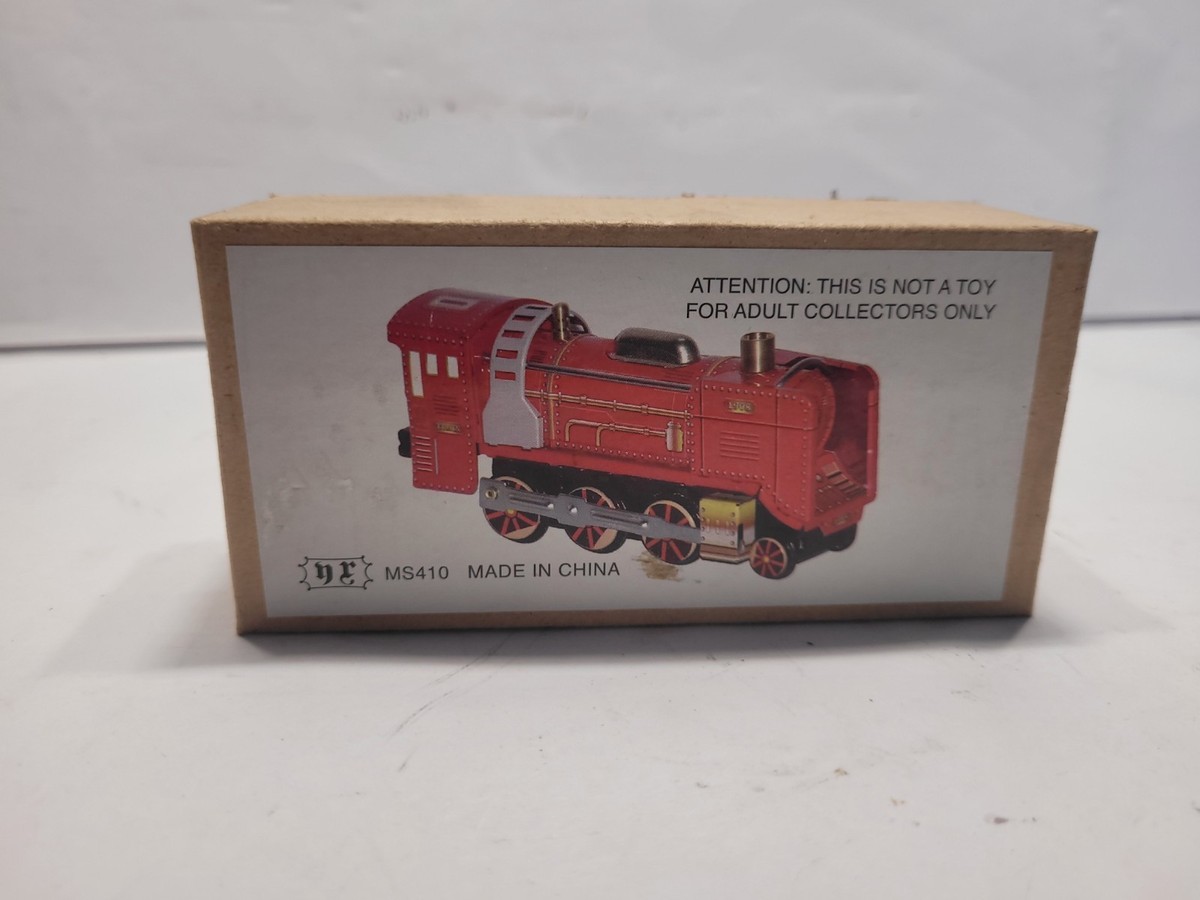 Anesten Tin Toy Ms410 Train Locomotive Engine 1908 - Wind Up Litho