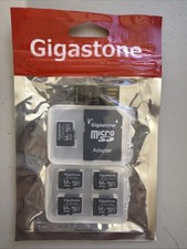 Gigastone 64GB 5-Pack Micro SD Card Full 4K HD Video, Surveillance Security, Cam