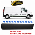 For Vauxhall Vivaro Front Door Right Side Trim Moulding Panel 2002–2013 Van RH
