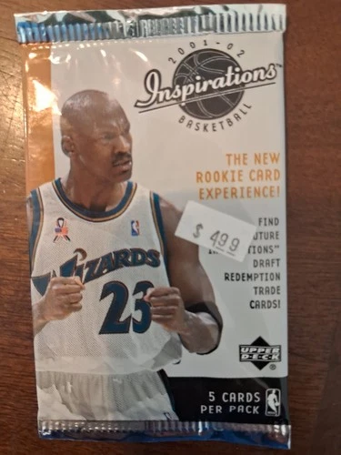2001-02 UPPER DECK INSPIRATIONS BASKETBALL PACK MICHAEL JORDAN KOBE BRYANT AUTO?