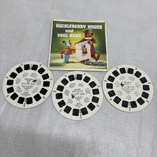 1960 Huckleberry Hound View Master Packet B512 3 Reel Set Yogi Bear