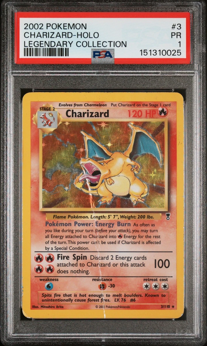 Pokémon TCG Grade 1 Charizard Individual Collectible Card Game
