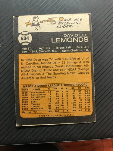 1973 Topps Baseball Cards Singles 300-660 Complete Your set You U Pick - Picture 314 of 334