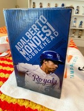 KANSAS CITY ROYALS ADALBERTO MONDESI BOBBLEHEAD, NEW, MIB SGA 5/11/2019