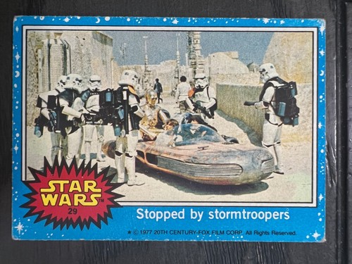 1977 Topps Star Wars Series 1 Complete Your Set U Pick Rare Blue Border - Picture 69 of 167