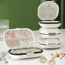 Mini Pill Organizer Container Travel Pill Box Daily Pill Case Medicine Holder
