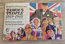 Brooke Bond Famous People 1869 - 1969 Tea Picture Cards Album